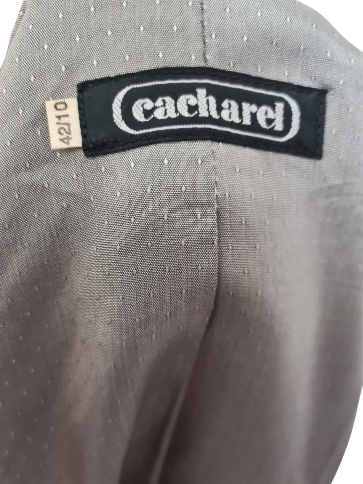 Veste bordeaux structurée Cacharel des années 90-2000 Brocante