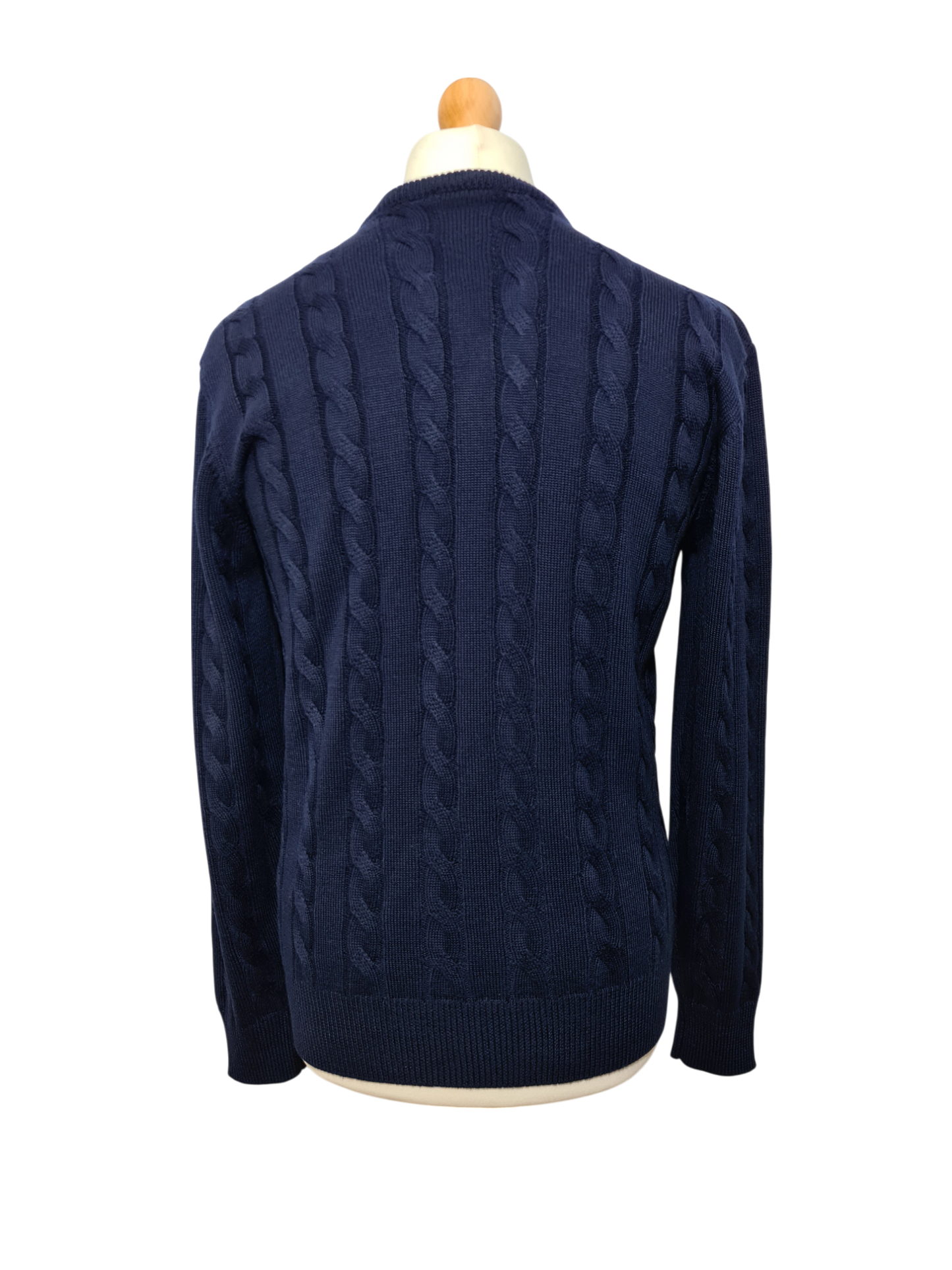 Sweat torsadé homme bleu marine des années 90-2000 EMMAUS