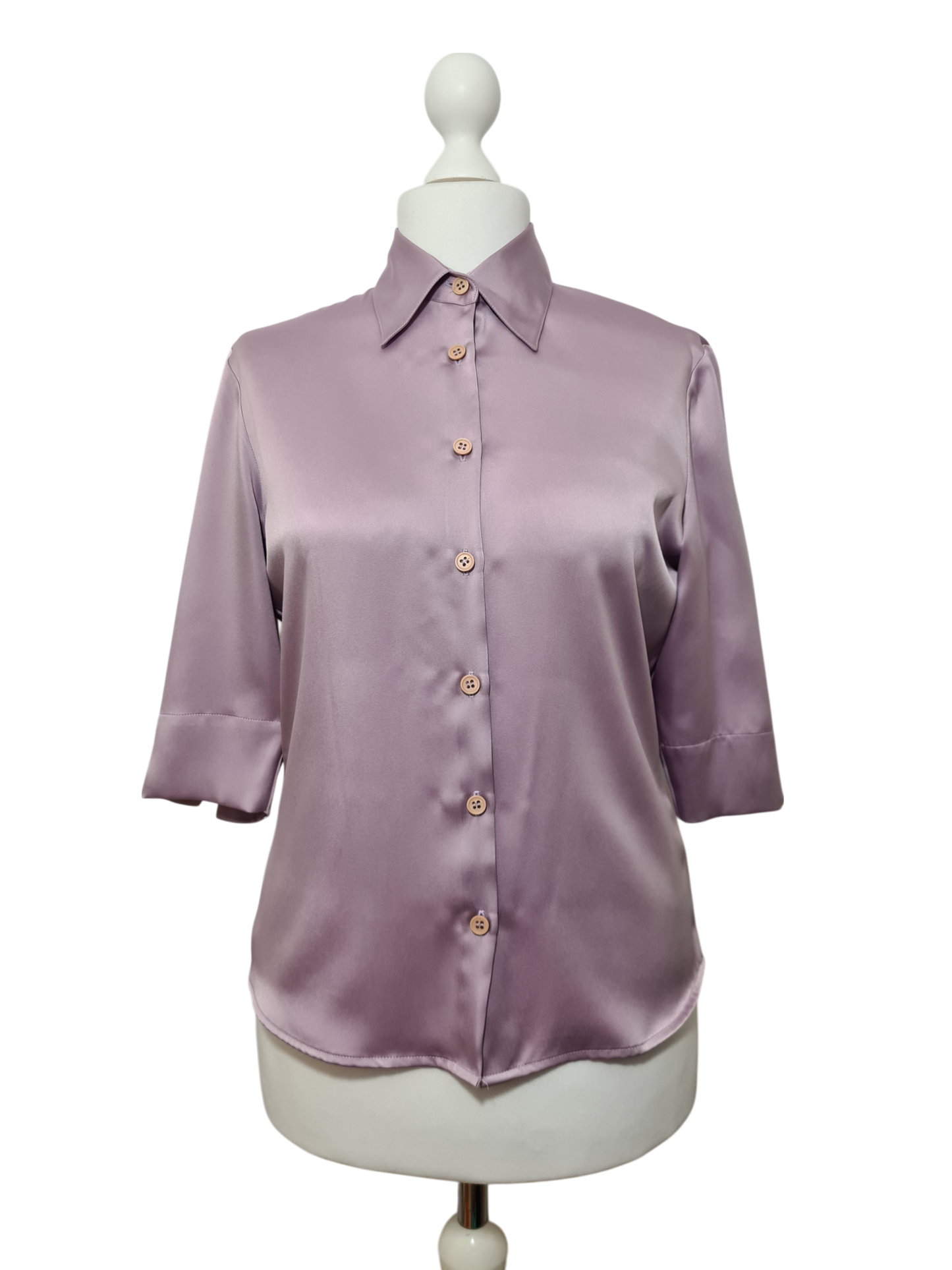 Chemisier mauve satiné des années 80-90 Aucun fournisseur