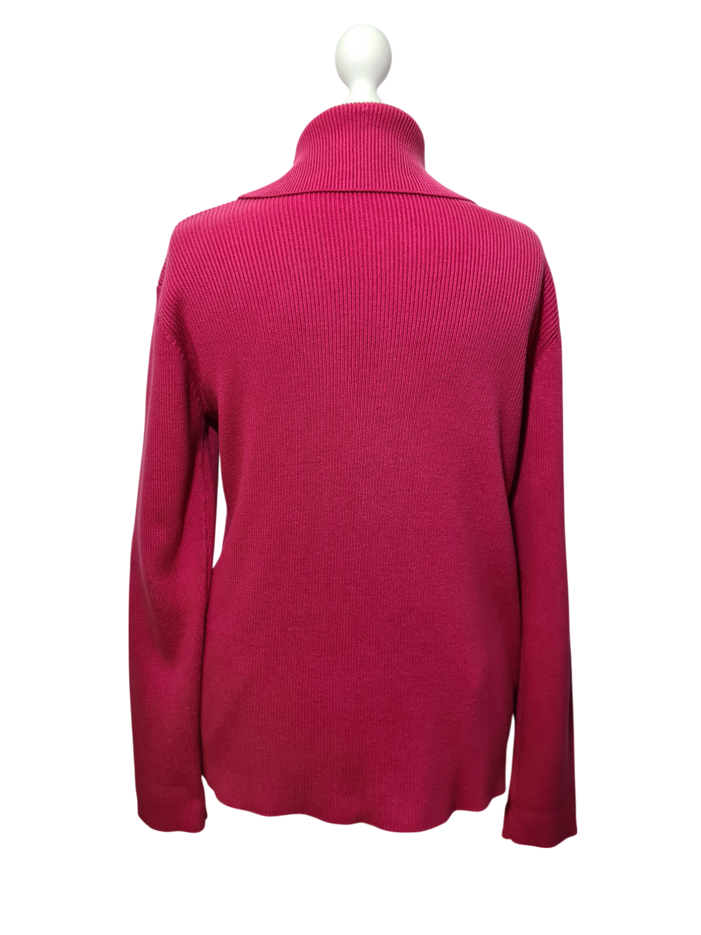 Cardigan rose en coton des années 90-2000 EMMAUS