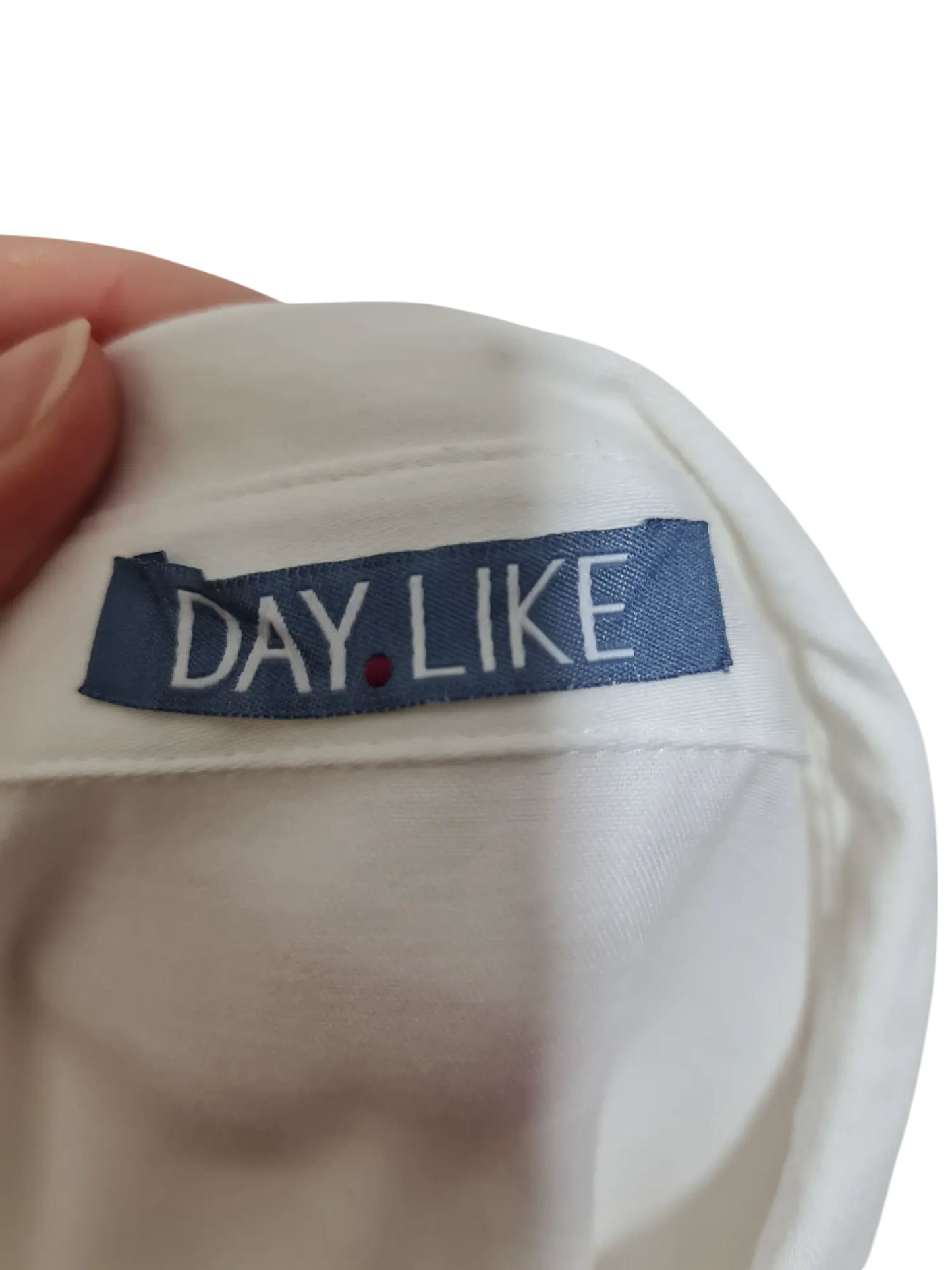 Chemise blanche Day Like basique coton stretch des années 2000-2010 Aucun fournisseur