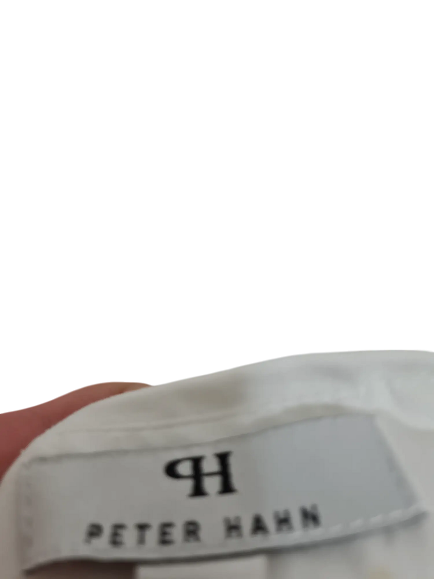 Chemise blanche manches courtes Peter Hahn des années 2000-2010 Aucun fournisseur