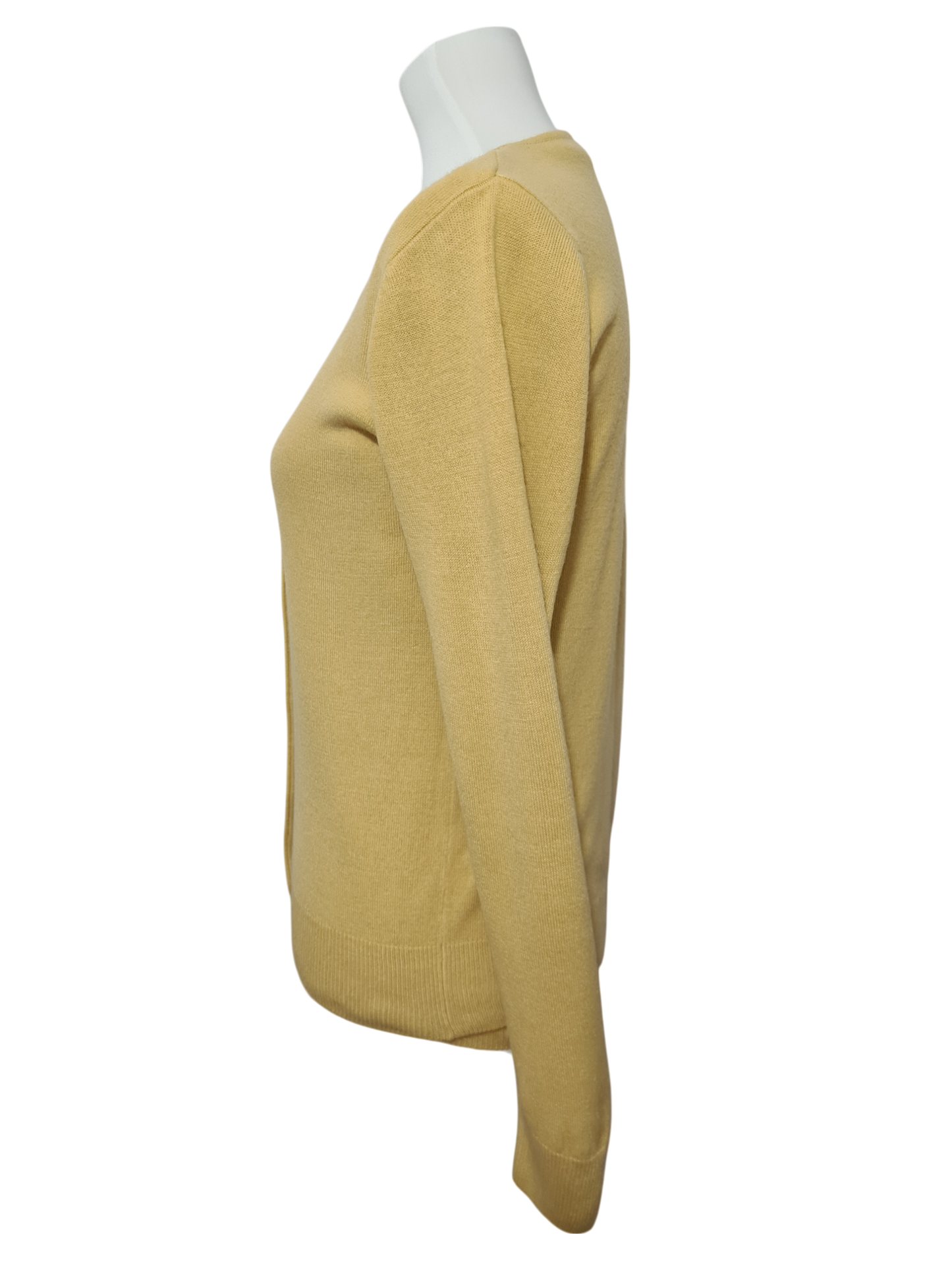 Twin-set jaune vintage femme cardigan & pull rétro 90s Brocante