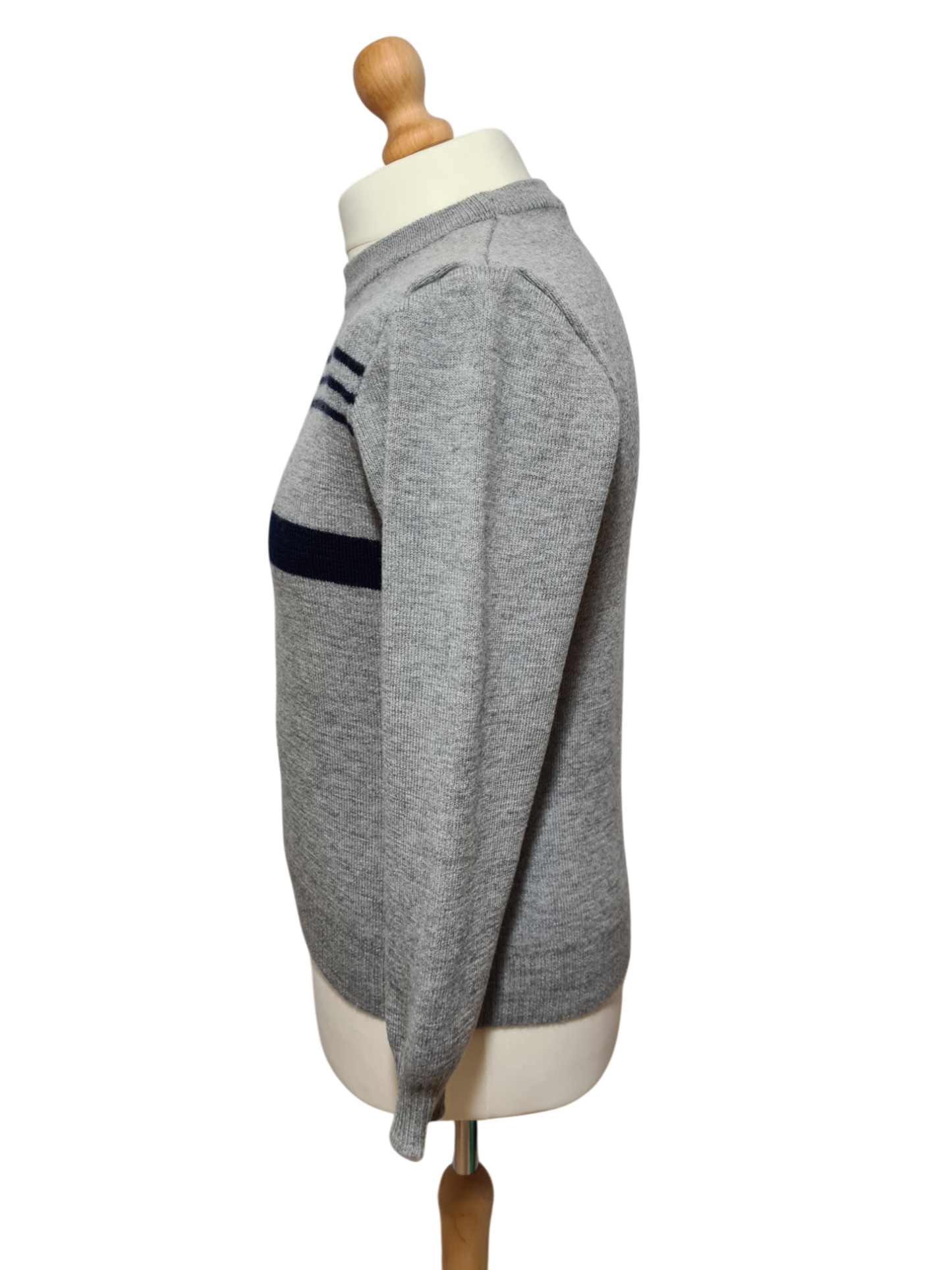 Pull marin vintage Saint James laine vierge made in France des années 90 EMMAUS