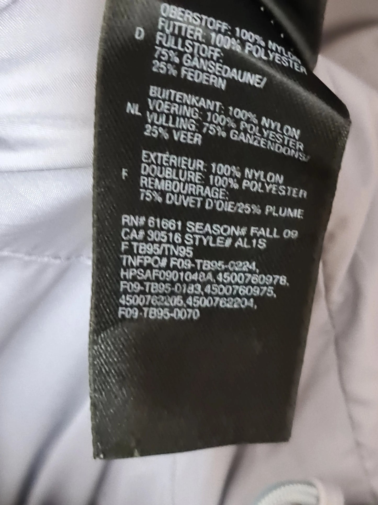 Doudoune The North Face femme XS bleu nuit duvet 550 des années 2010 KZ Wholesale