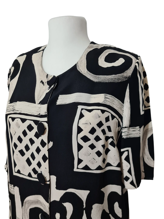 Chemisier ample vintage S and G Paris femme T.44 EMMAUS