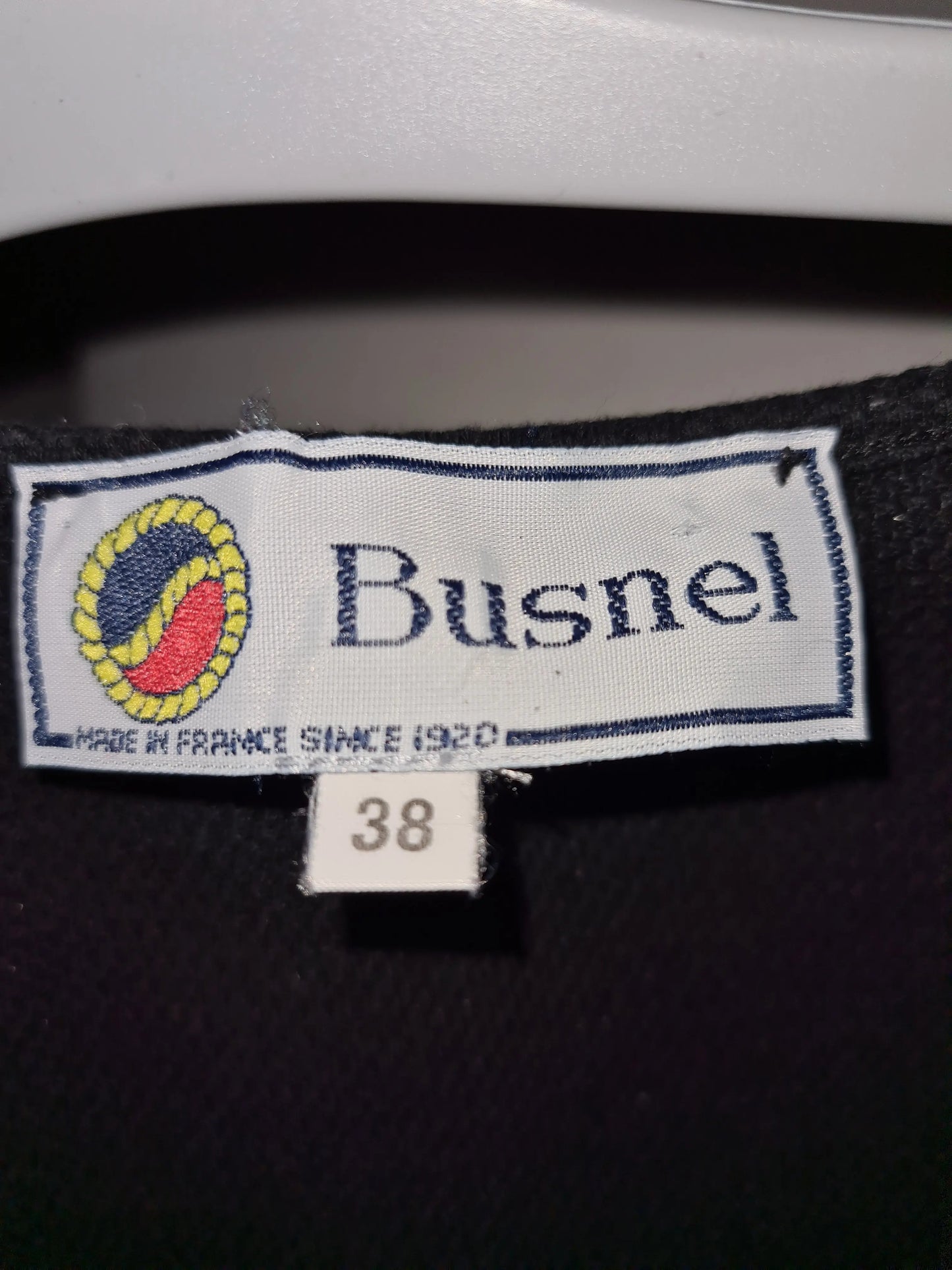 Débardeur femme noir Busnel des années 90-2000 EMMAUS