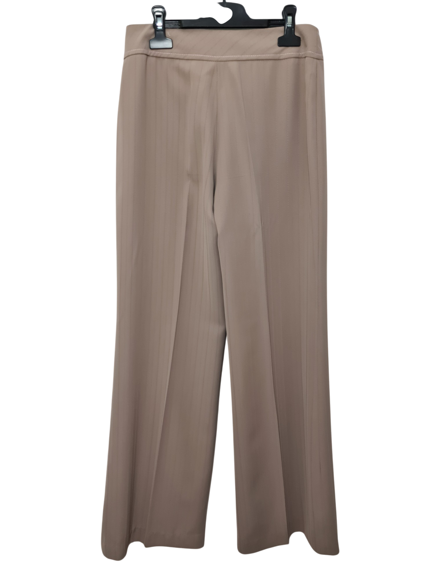 Tailleur veste et pantalon fluide taupe rosé des années 90-2000 EMMAUS