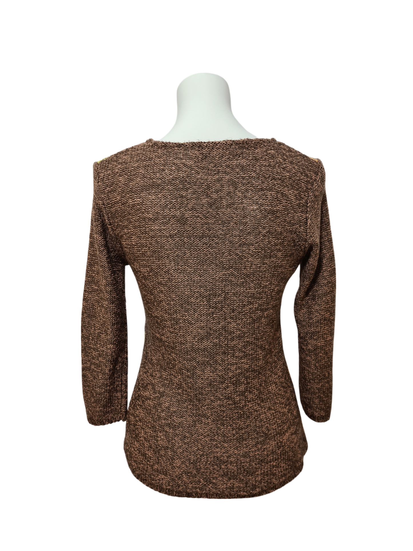Pull en maille rayé manches 3/4 Armand Thiery des années 2000 EMMAUS