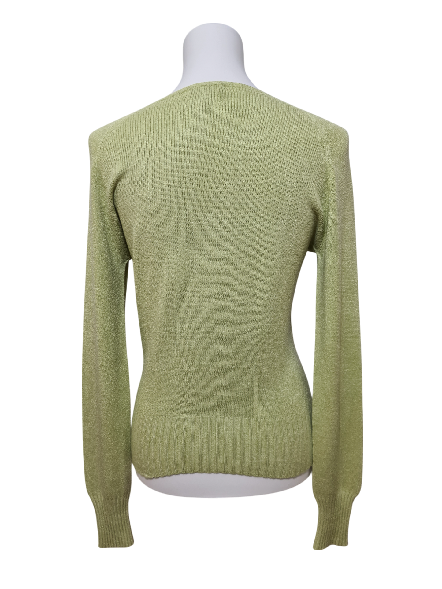 Pull moulant vert pastel Burton des années 90-2000 EMMAUS