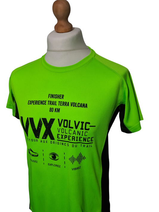T-shirt trail VVX Volvic Volcanic Experience M running