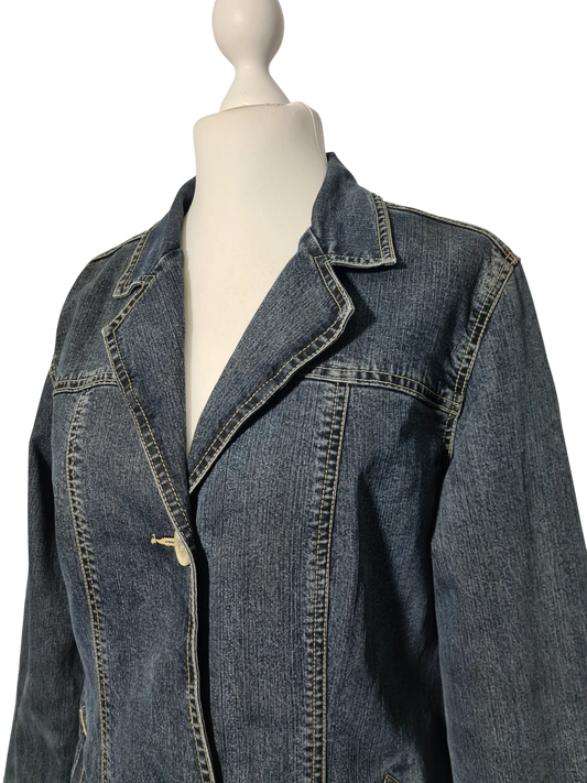 Veste longue jean Aigle denim vintage