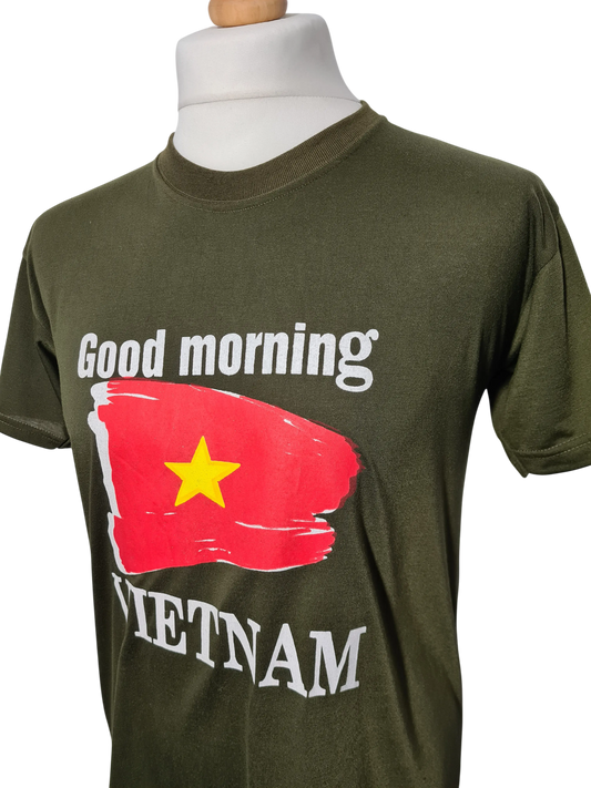 T-shirt Good Morning Vietnam kaki