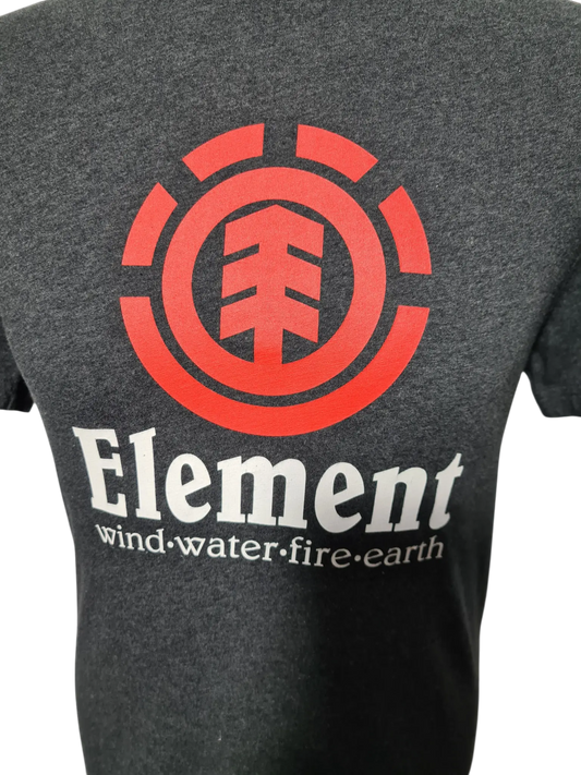 T-shirt Element gris logo skate