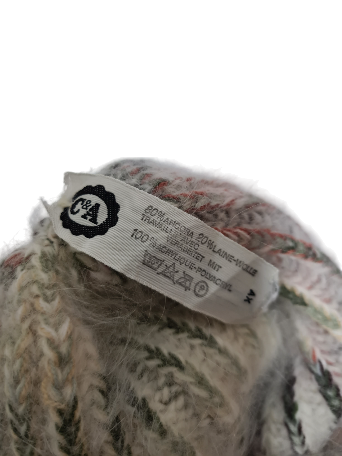 Bonnet femme C&A chaud et doux des années 90-2000 EMMAUS