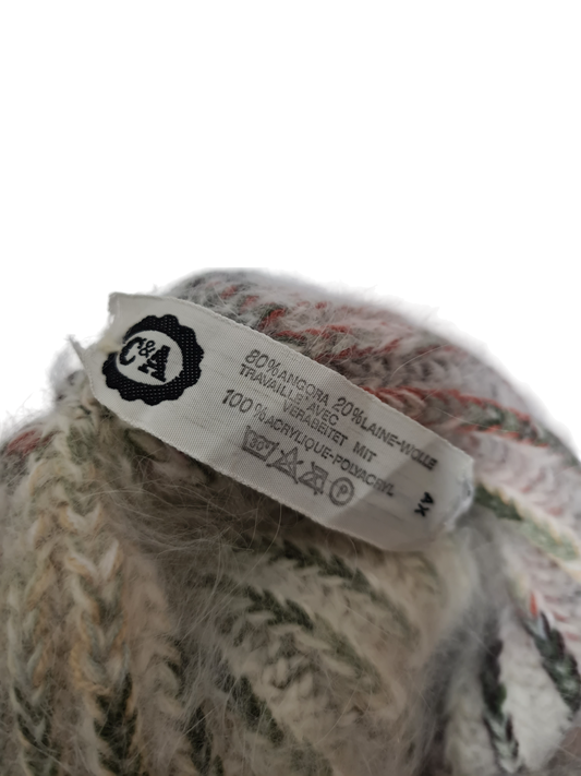 Bonnet femme C&A chaud et doux des années 90-2000 EMMAUS