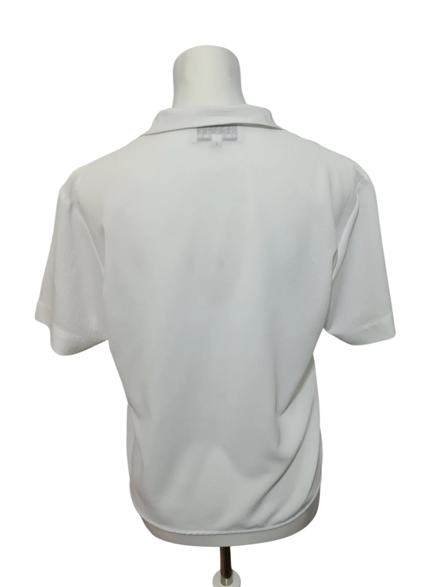 Chemise ample à manches courtes poche sur le côté des années 80-90 EMMAUS