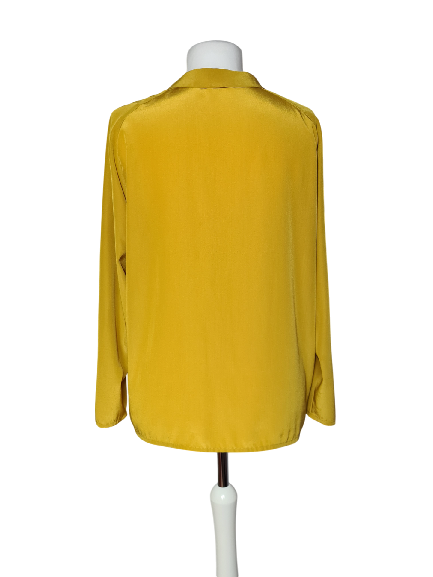 Chemisier femme Rodier jaune vintage des années 70/80 EMMAUS