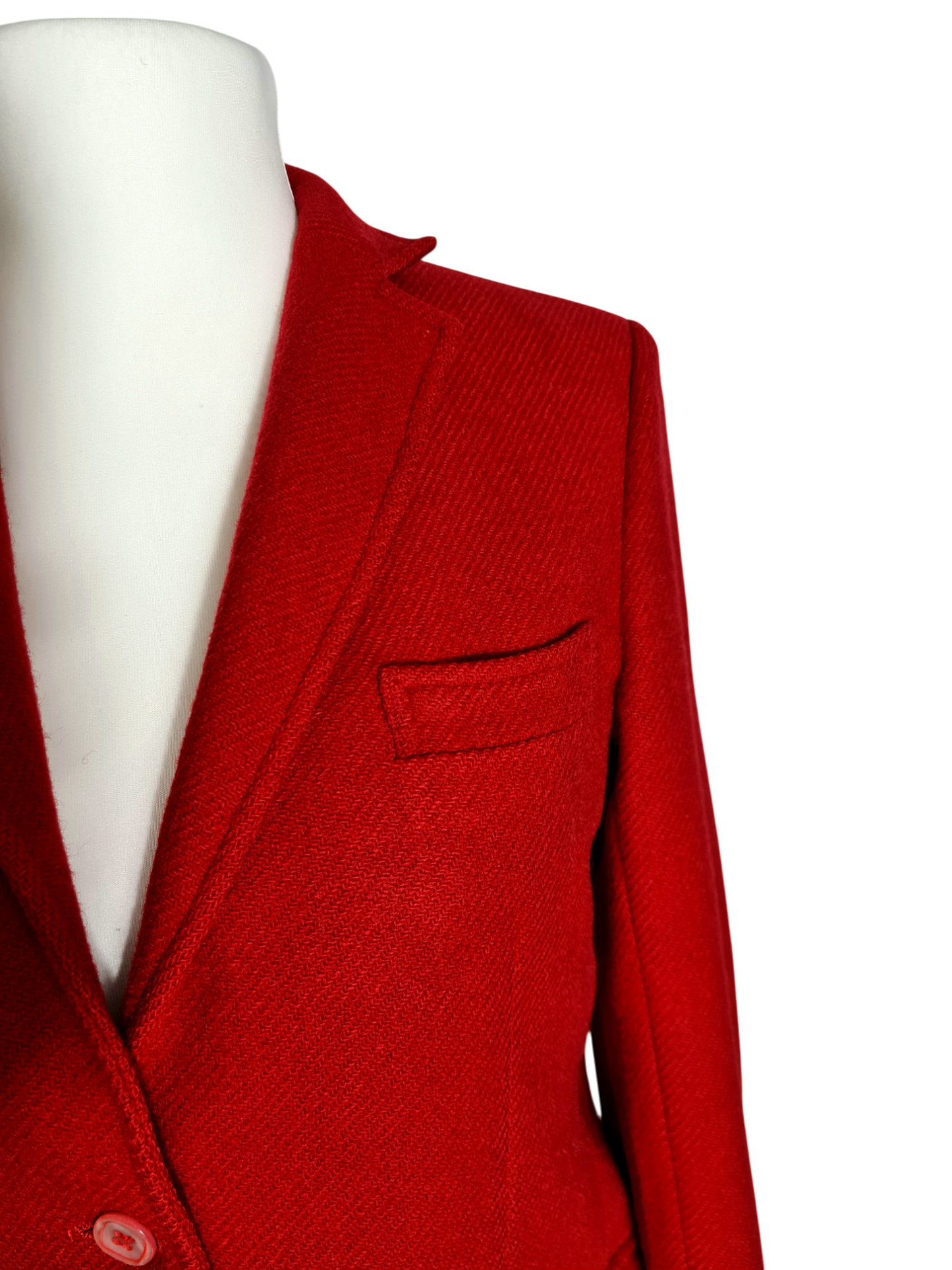 Manteau rouge femme Stanley Blacker des années 70 Les sales voleurs