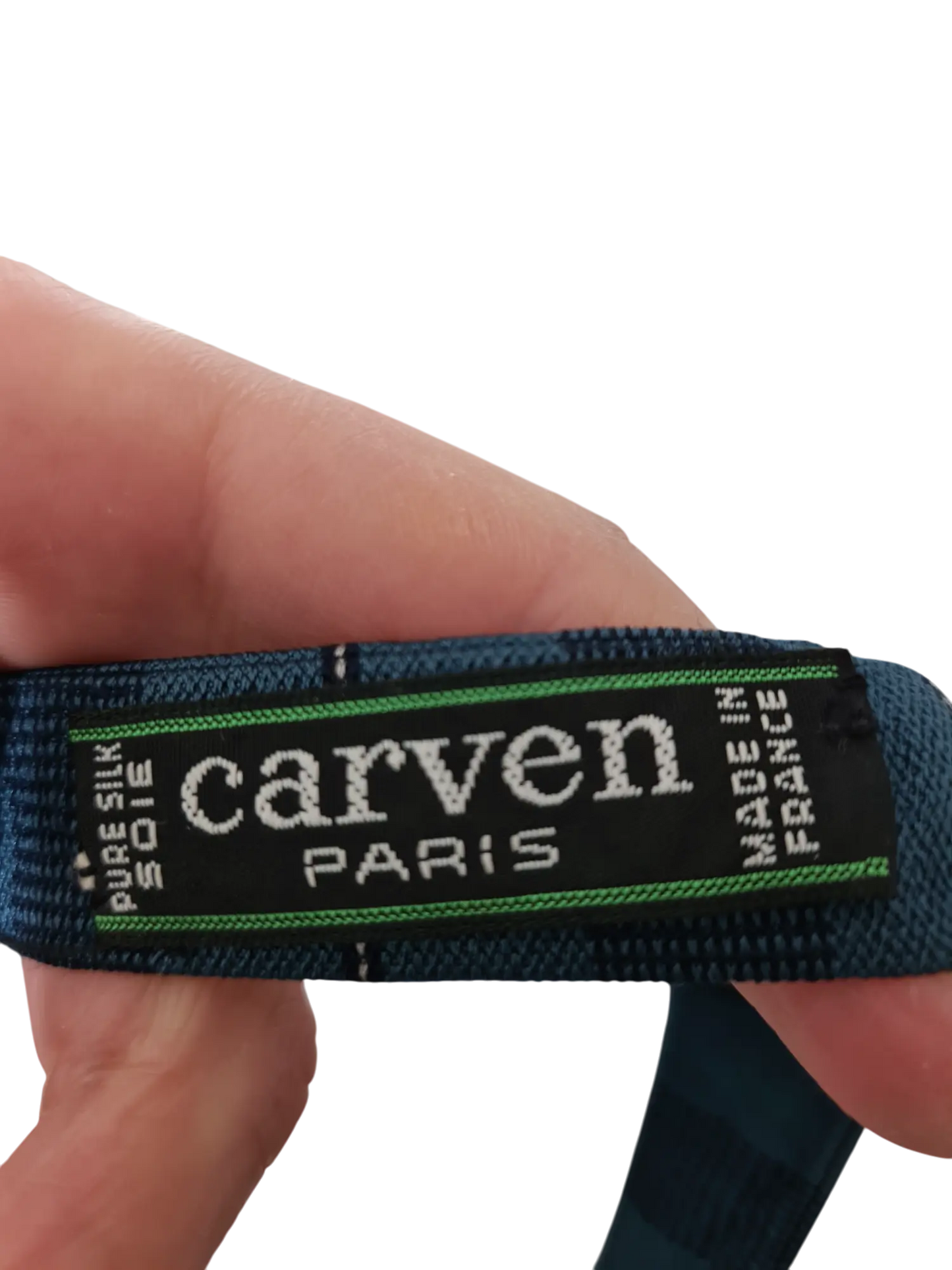 Nœud papillon pure soie Carven des années 80-90 EMMAUS