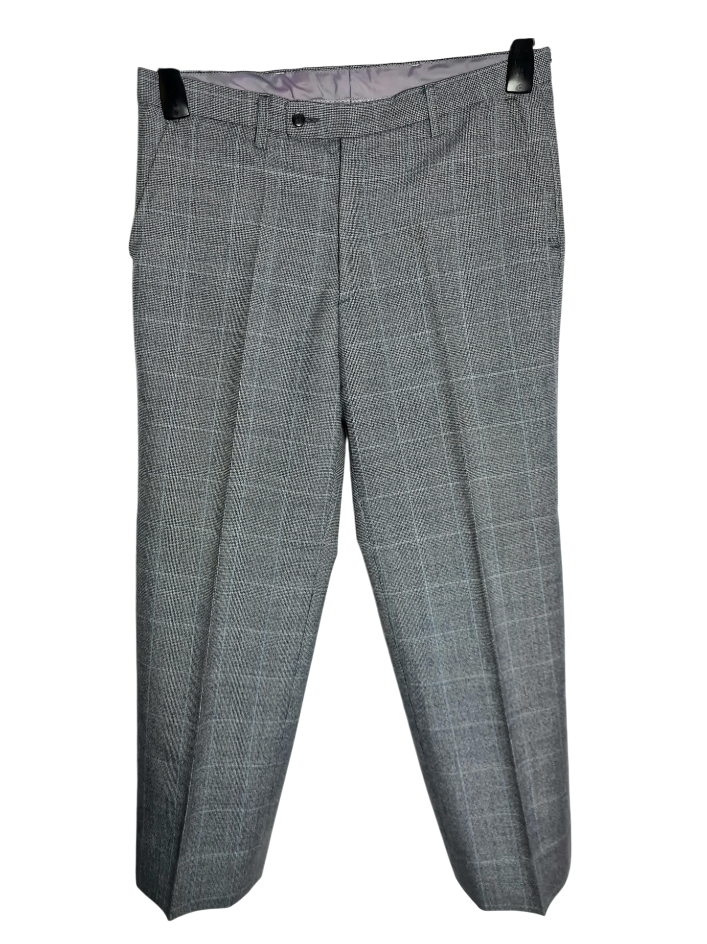 Pantalon homme gris à carreaux vintage des années 60-70 ZXSBN6DD3VZBGSY