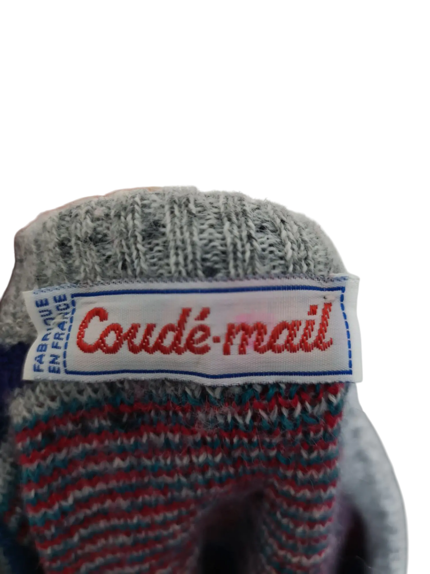 Pull homme motifs graphiques inspiration ski ou sportwear rétro des années 80-90 EMMAUS
