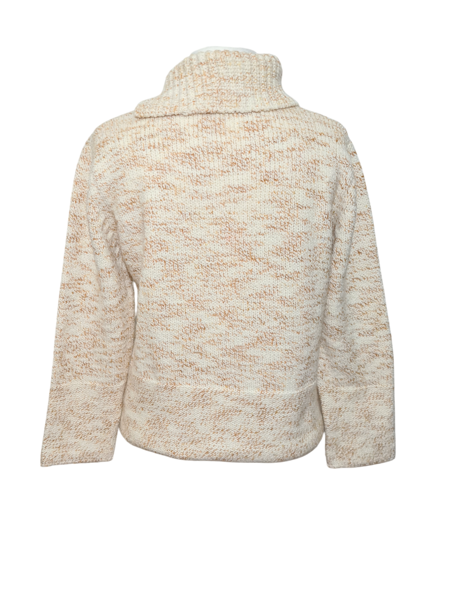 Pull femme col roulé fils mélangés Antonelle des années 2000 EMMAUS