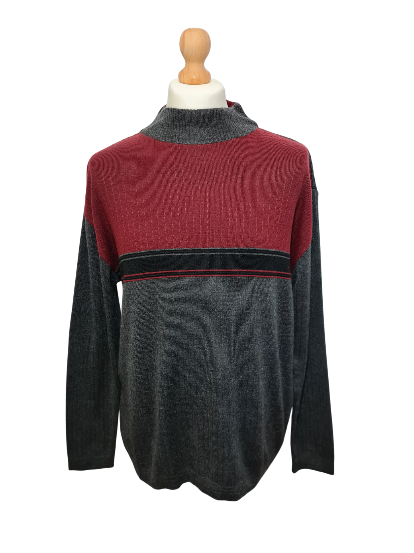Pull Laurent Cerrer doux et chaud des années 90 EMMAUS
