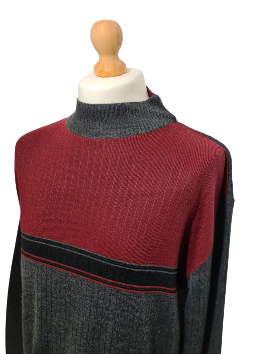 Pull Laurent Cerrer doux et chaud des années 90 EMMAUS