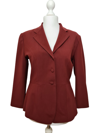 Veste bordeaux structurée Cacharel des années 90-2000 Brocante