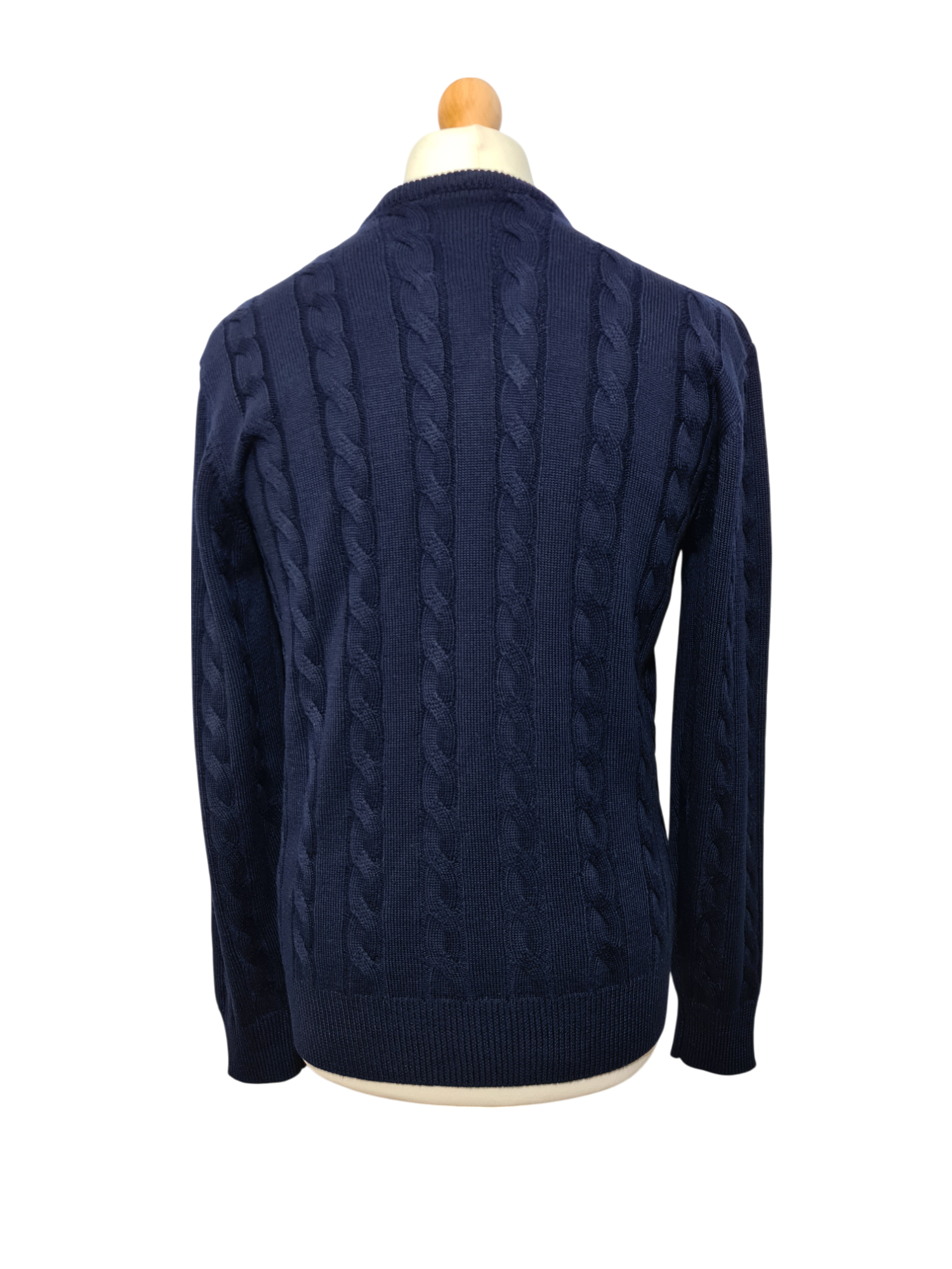 Sweat torsadé homme bleu marine des années 90-2000 EMMAUS