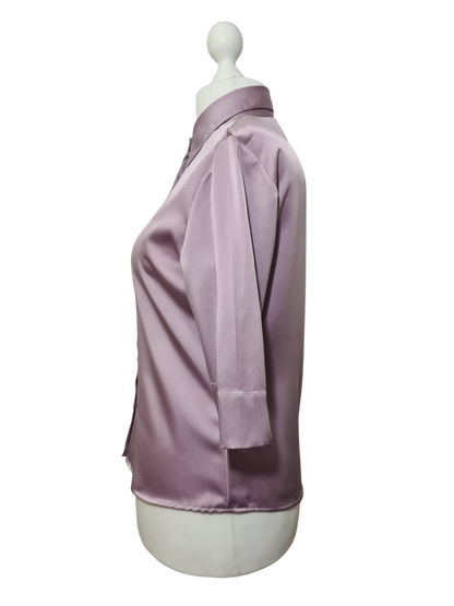 Chemisier mauve satiné des années 80-90 Aucun fournisseur
