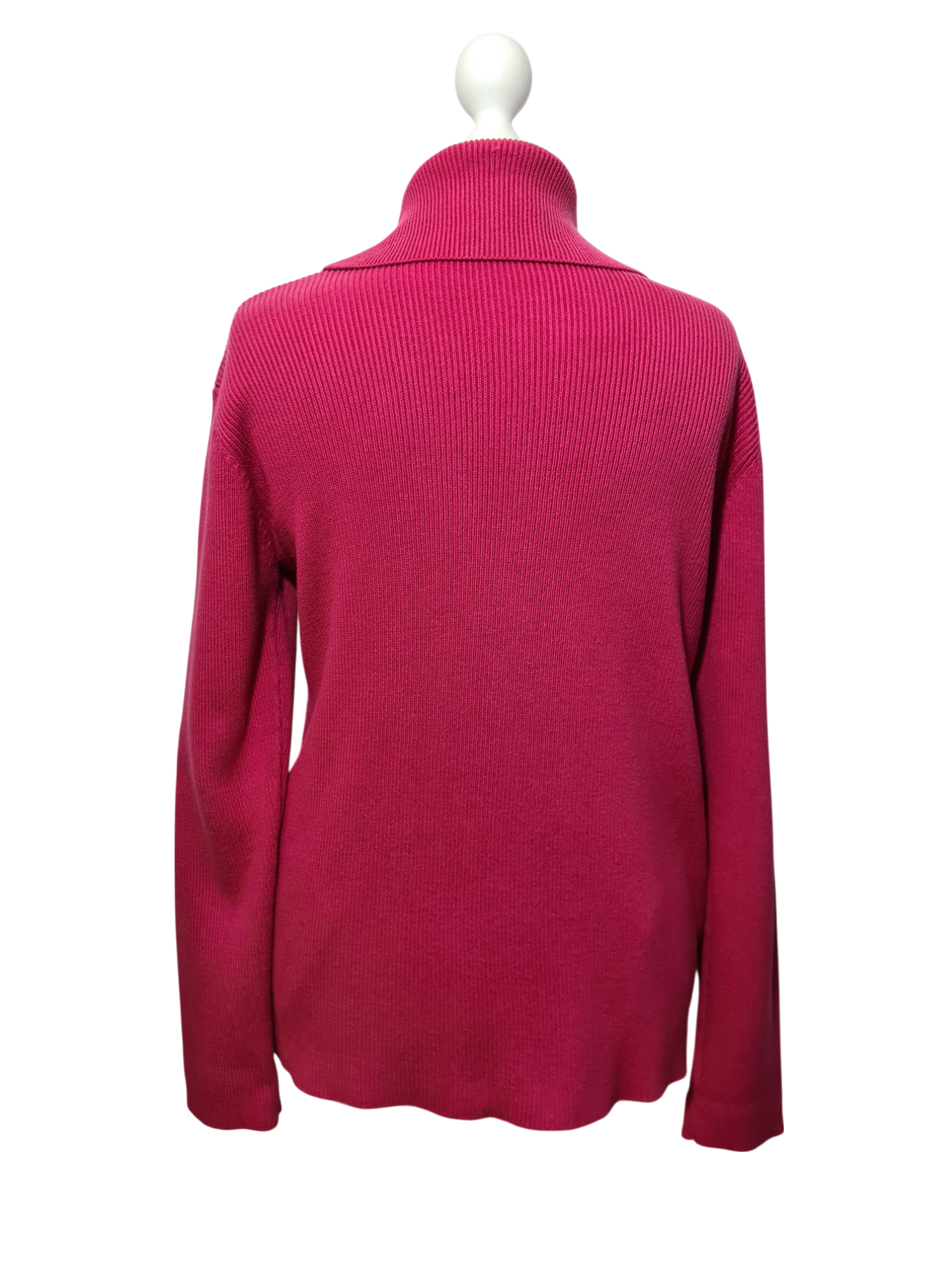 Cardigan rose en coton des années 90-2000 EMMAUS