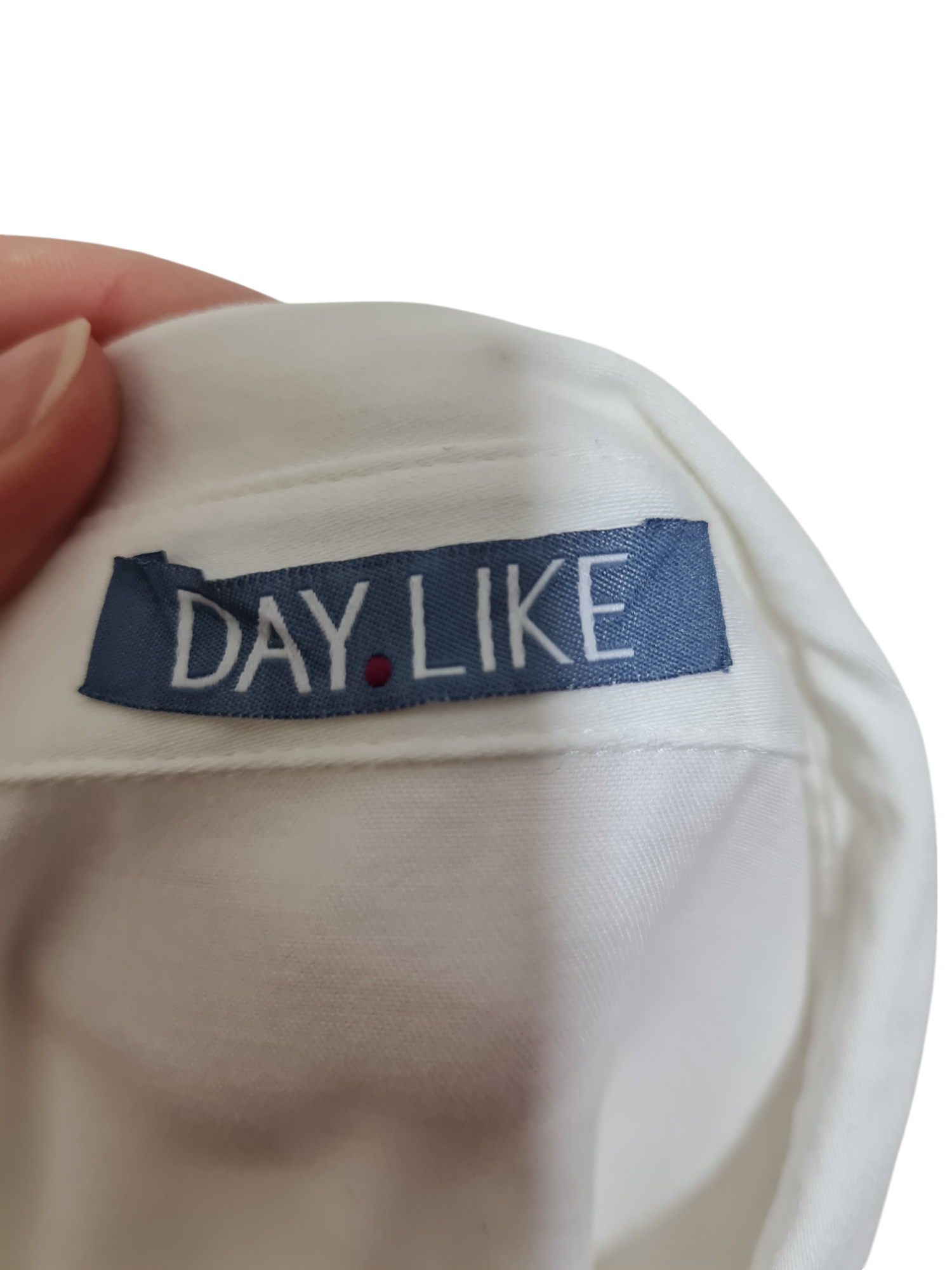 Chemise blanche Day Like basique coton stretch des années 2000-2010 Aucun fournisseur