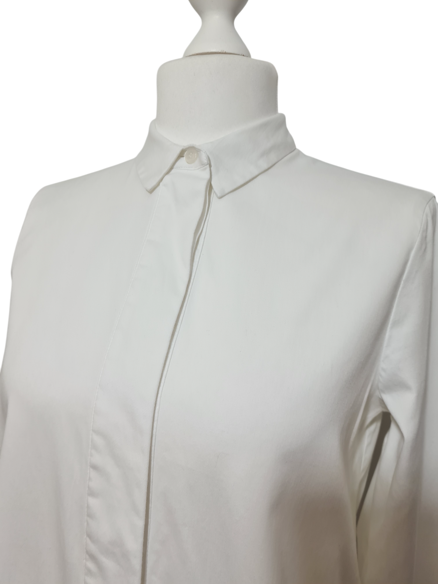 Chemise blanche Day Like basique coton stretch des années 2000-2010 Aucun fournisseur