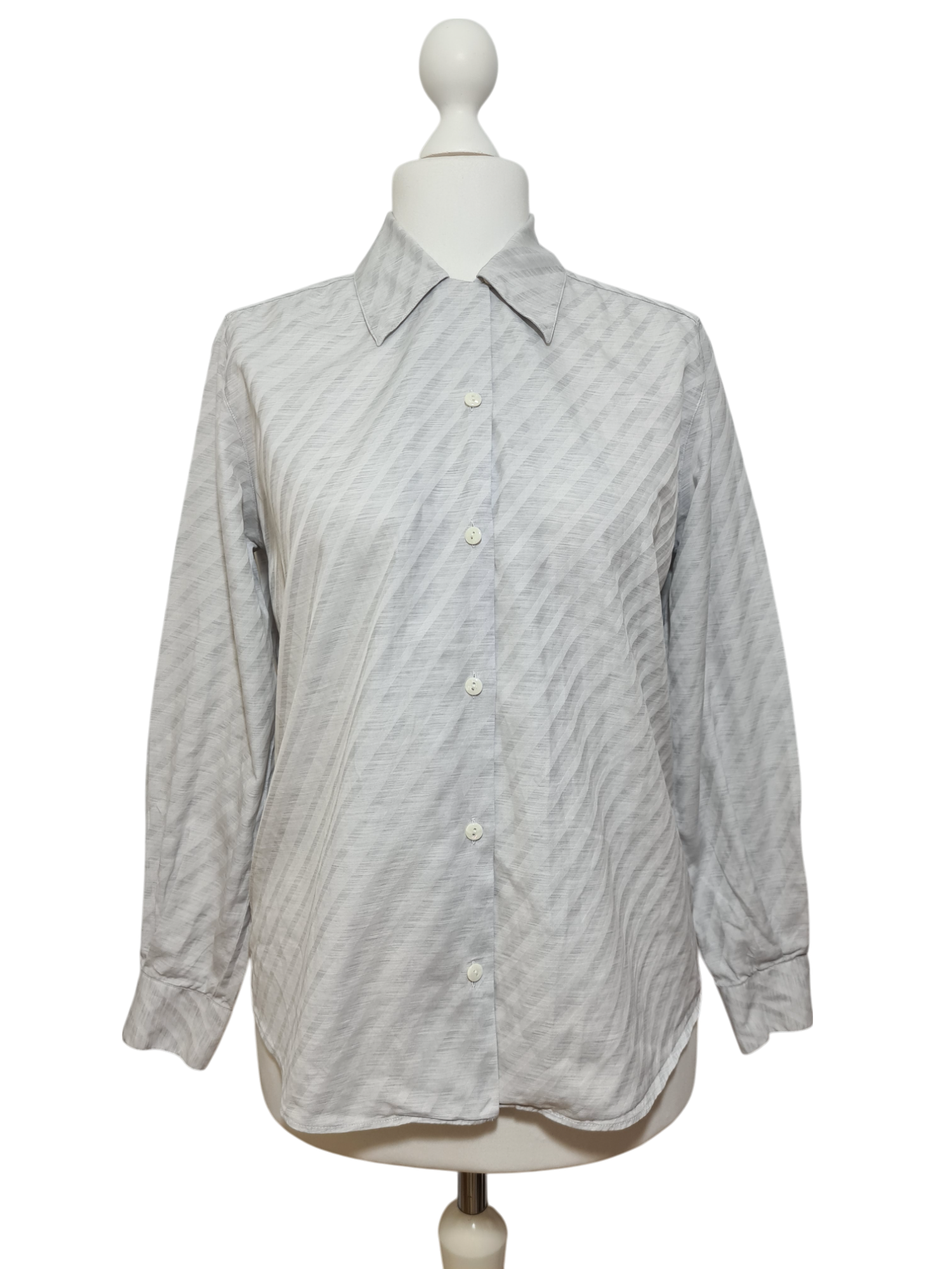 Chemise grise rayée vintage B.C.B.G bon chic bon genre des années 80-90 Aucun fournisseur