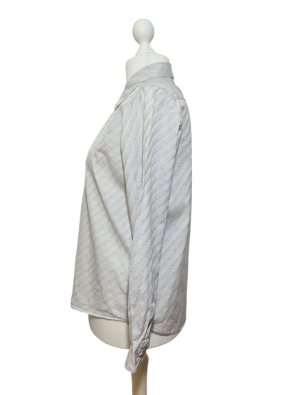 Chemise grise rayée vintage B.C.B.G bon chic bon genre des années 80-90 Aucun fournisseur