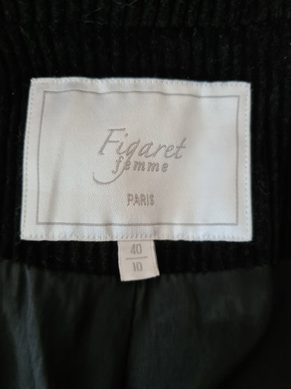 Veste velours côtelé noire Figaret Paris femme rétro chic des années 2000 ZXSBN6DD3VZBGSY