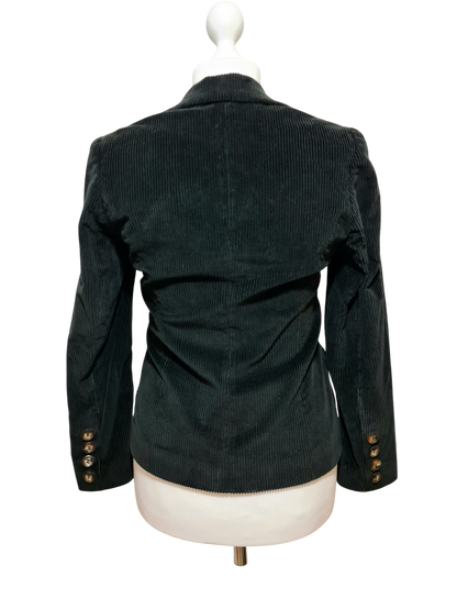 Veste velours côtelé noire Figaret Paris femme rétro chic des années 2000 ZXSBN6DD3VZBGSY
