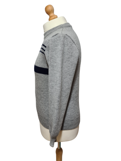 Pull marin vintage Saint James laine vierge made in France des années 90 EMMAUS