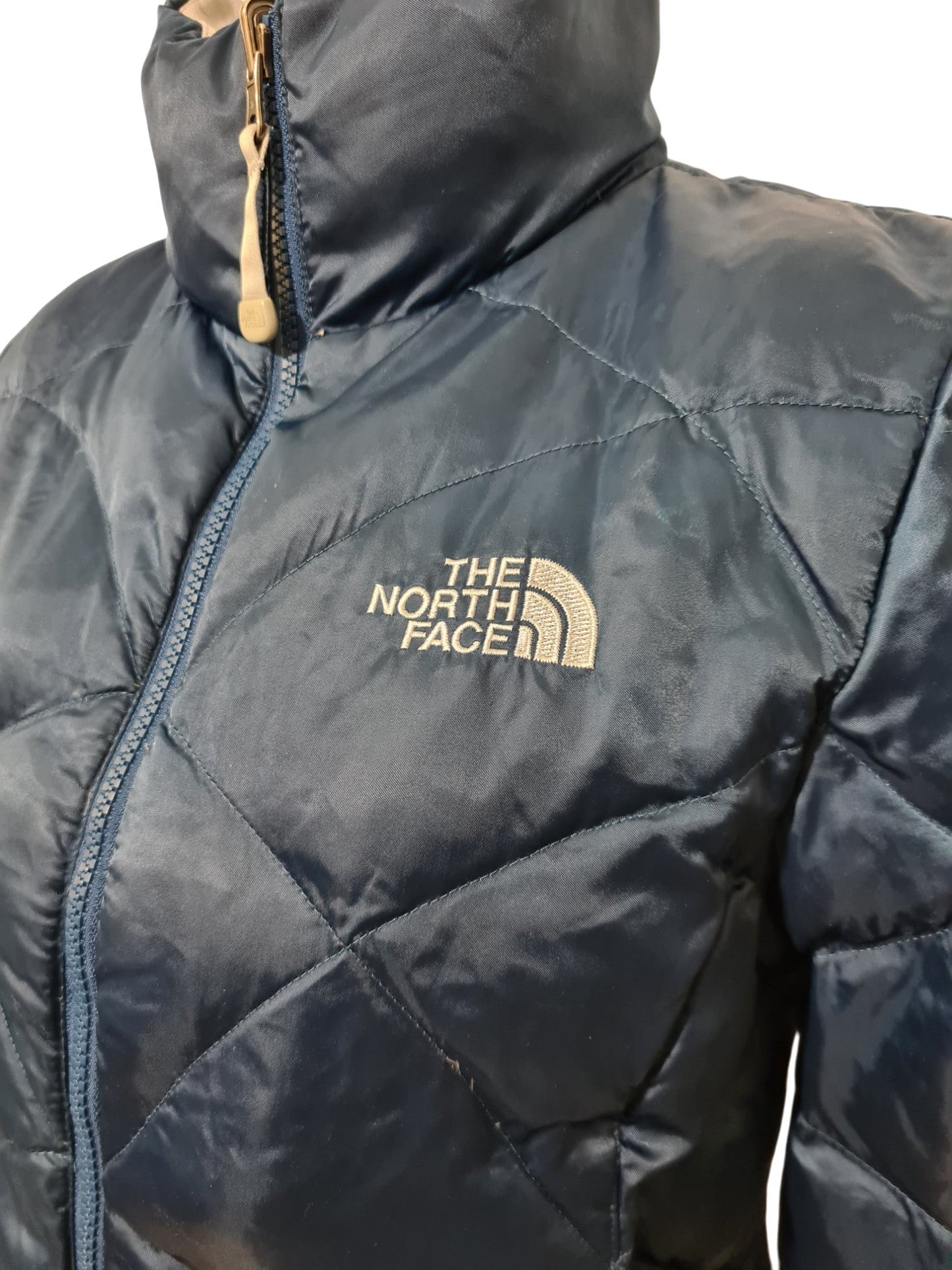 Doudoune The North Face femme XS bleu nuit duvet 550 des années 2010 KZ Wholesale