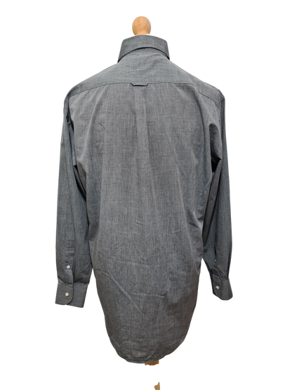 Chemise homme Café Coton grise 100% coton taille L