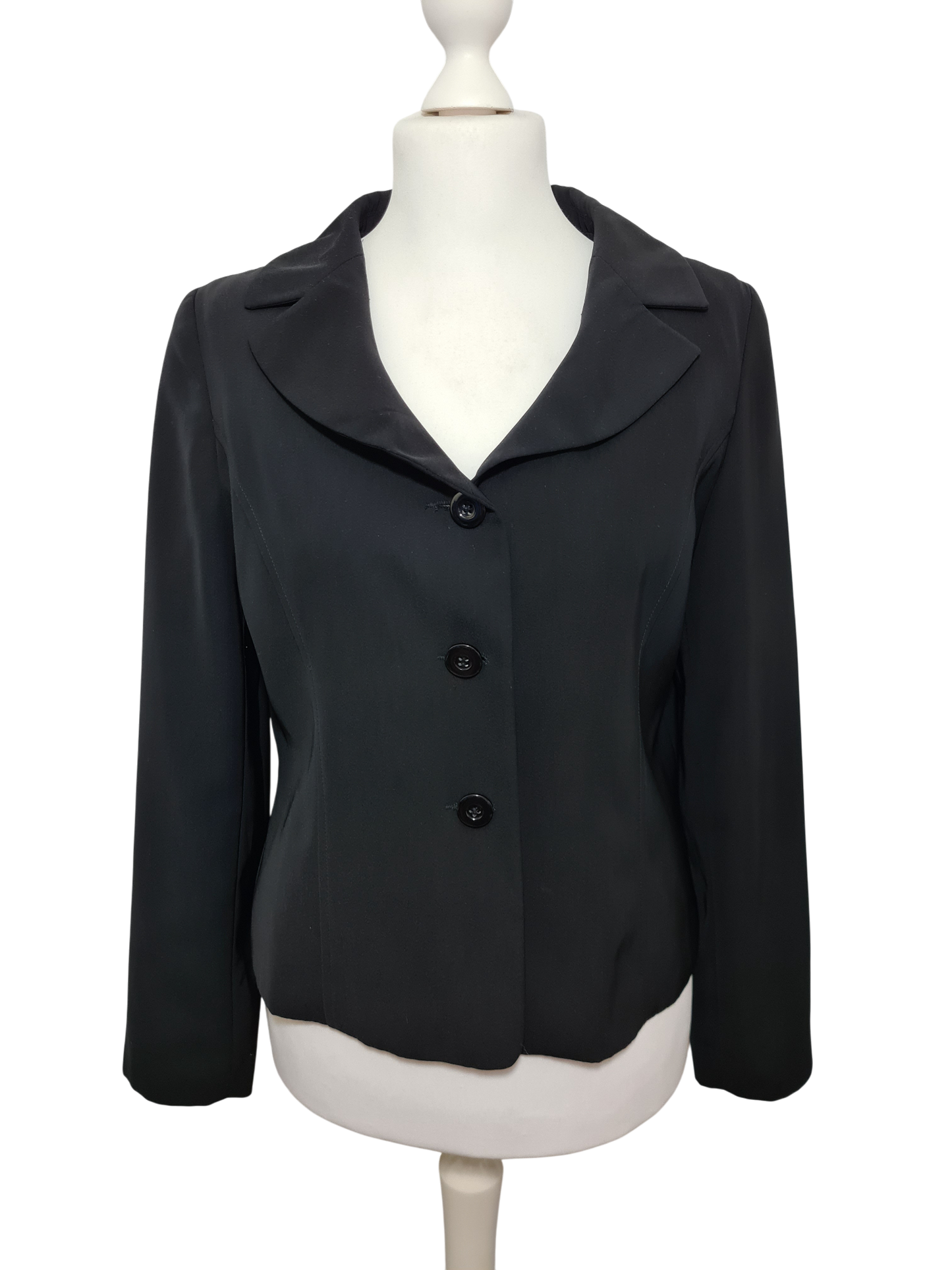 Veste femme noire Chassé Croisé T.44 polyester des années 90-2000