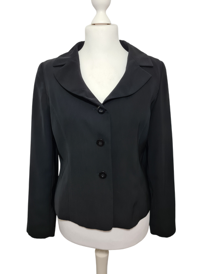 Veste femme noire Chassé Croisé T.44 polyester des années 90-2000