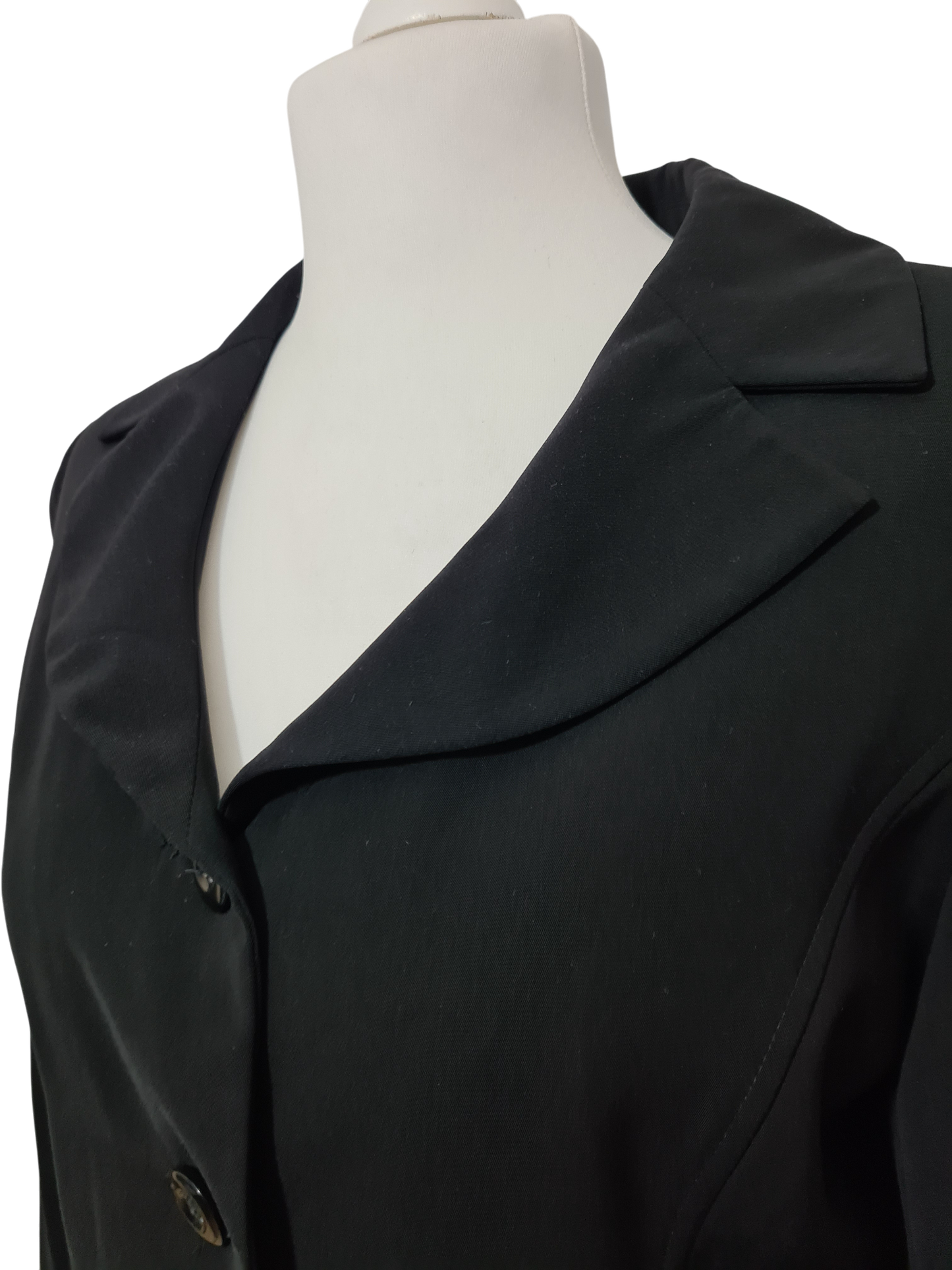 Veste femme noire Chassé Croisé T.44 polyester des années 90-2000