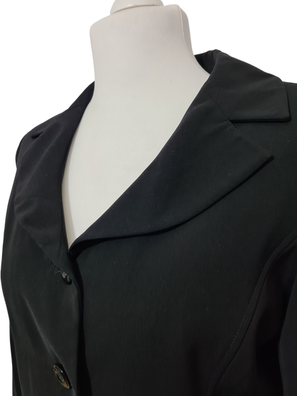Veste femme noire Chassé Croisé T.44 polyester des années 90-2000