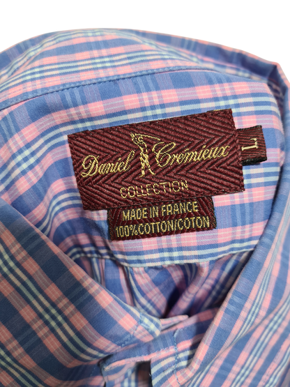 Chemise vintage Daniel Crémieux Made in France T.L 100% coton