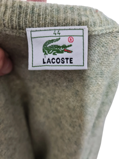 Pull col V Lacoste femme laine d’agneau T.40 (vintage made in Spain) Aucun fournisseur