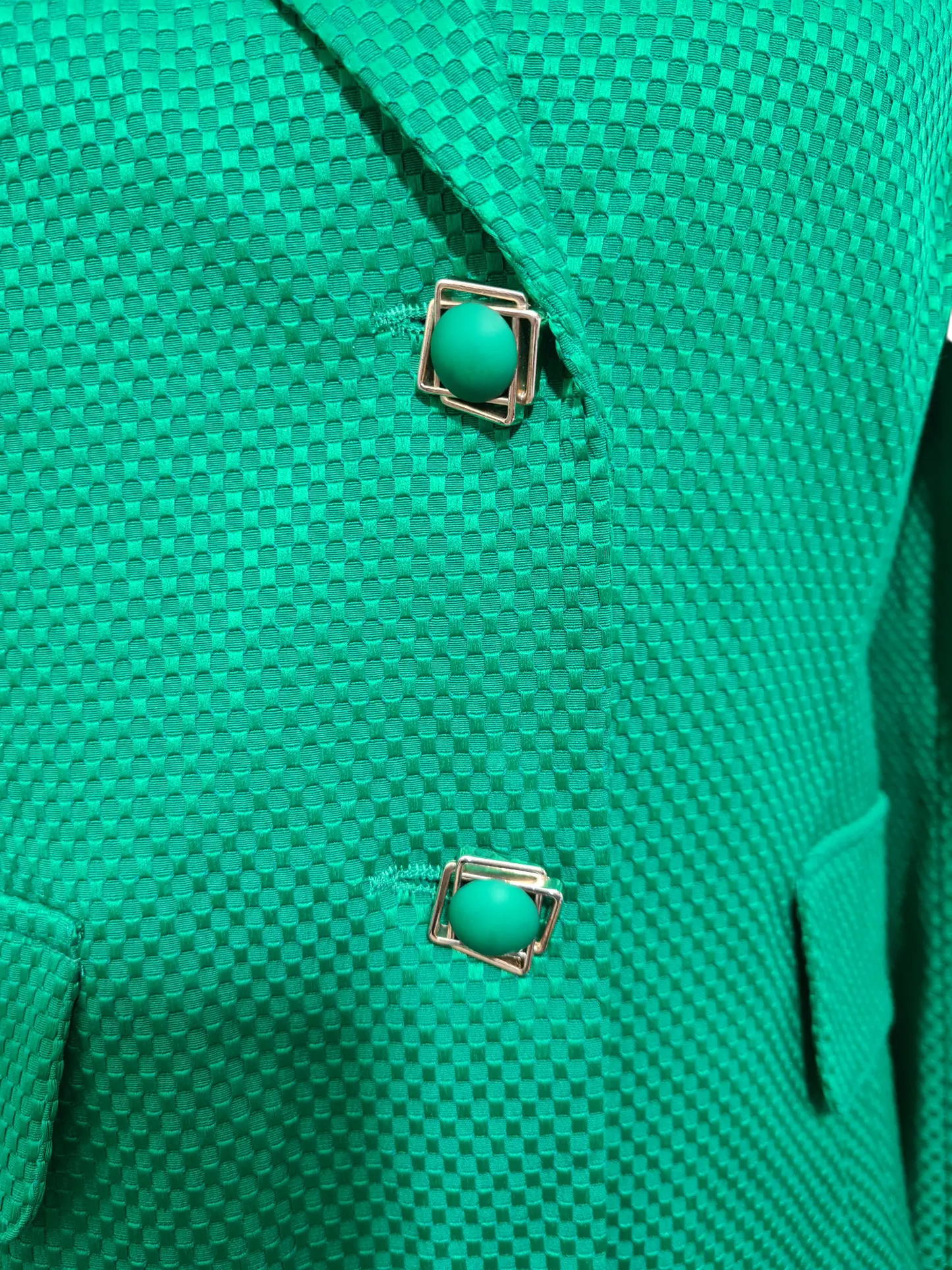 Blazer vert Made in Italy Ladies Collection vintage T.44