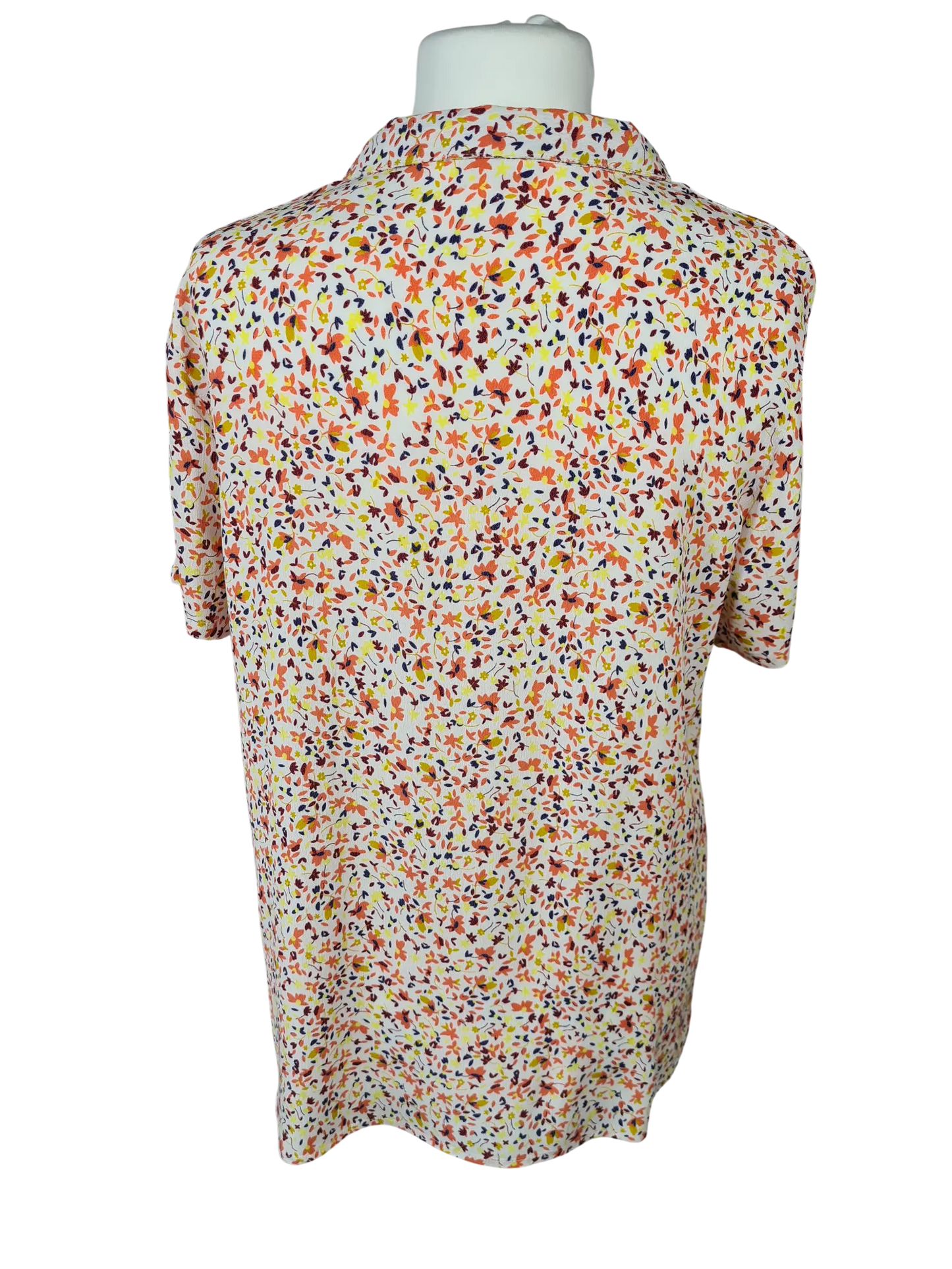 Chemise femme vintage Damart fleurie viscose